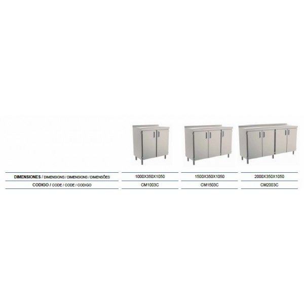Mueble estantería cerrado Mueble estantería cerrado