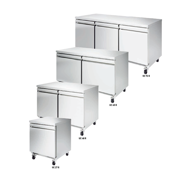 Mesa undercounter refrigeración y congelación Serie UC Mesa undercounter refrigeración y congelación Serie UC