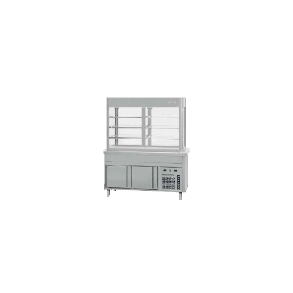 Vitrina refrigerada placa fría Infrico SSPFFV6 Vitrina refrigerada placa fría Infrico SSPFFV6