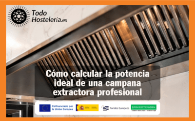 Cómo calcular la potencia ideal de una campana extractora profesional