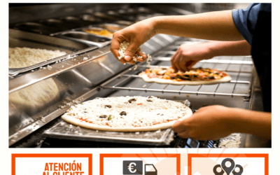 Banner Flyer Oferta campaña maquinaria pizzerías