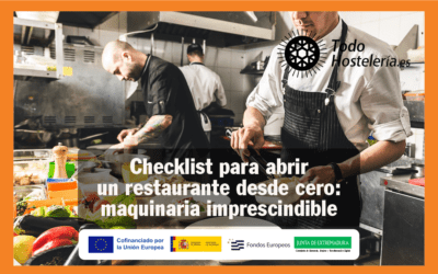 Checklist para abrir un restaurante desde cero: maquinaria imprescindible